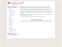 Tablet Screenshot of haydenmcneilstore.com